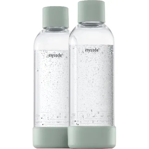 Bilde av best pris MySoda Vannflaske 1 liter 2 stk, Lysegrønn Tilbehør