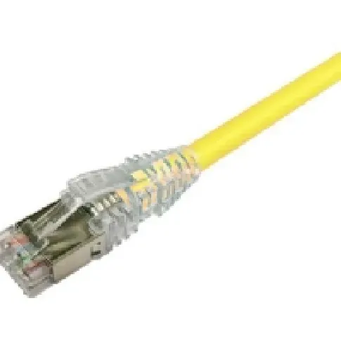 Bilde av best pris NETCONNECT Patchkabel kat 6A S/FTP PiMF, længde: 1,0 m farve: gul med LSZH kappe Rørlegger artikler - Rør og beslag - Trykkrør og beslag