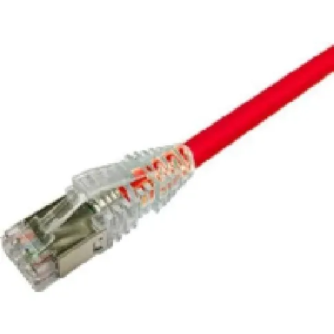 Bilde av best pris NETCONNECT Patchkabel kat 6A S/FTP PiMF, længde: 1,0 m farve: rød med LSZH kappe PC tilbehør - Kabler og adaptere - Nettverkskabler