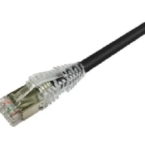 Bilde av best pris NETCONNECT Patchkabel kat 6A S/FTP PiMF, længde: 3,0 m farve: sort med LSZH kappe Rørlegger artikler - Rør og beslag - Trykkrør og beslag
