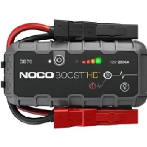 Bilde av best pris NOCO GB70 Boost 12V 2000A Jump Starter starthjælp med integreret 12V/USB-batteri Bilpleie & Bilutstyr - Sikkerhet for Bilen - Starthjelp