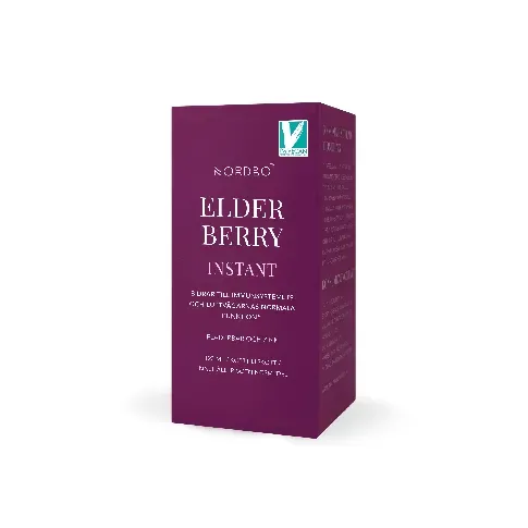 Bilde av best pris NORDBO - Elderberry Instant Vegan 120 ml - Helse og personlig pleie