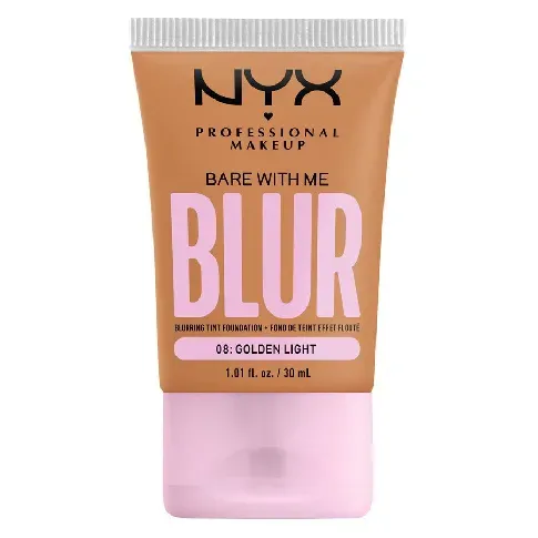 Bilde av best pris NYX Professional Makeup Bare With Me Blur Tint Foundation 08 Gold Sminke - Ansikt - Foundation