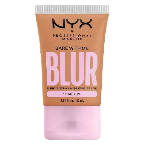 Bilde av best pris NYX Professional Makeup - Bare With Me Blur Tint Foundation 10 Medium - Skjønnhet