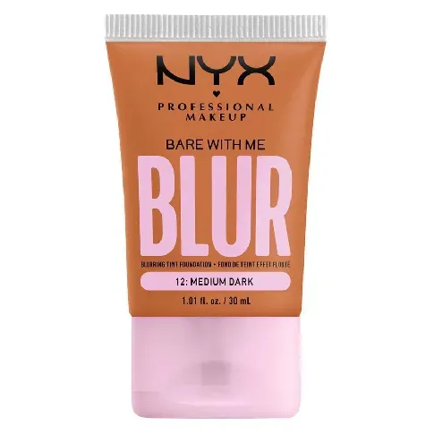 Bilde av best pris NYX Professional Makeup - Bare With Me Blur Tint Foundation 12 Medium Dark - Skjønnhet
