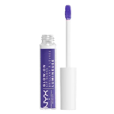Bilde av best pris NYX Professional Makeup Glow-On Lip Gloss Violent Violet 7,5ml Sminke - Lepper - Lipgloss