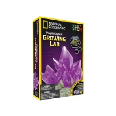 Bilde av best pris National Geographic Crystal Grow Purple Utendørs lek - Lek i hagen - Leketøy i hagen