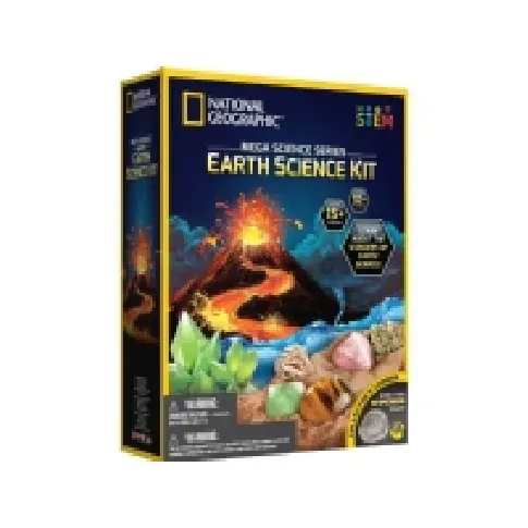 Bilde av best pris National Geographic S. E. Mega Earth Science Kit Leker - Varmt akkurat nå - 9-10 år