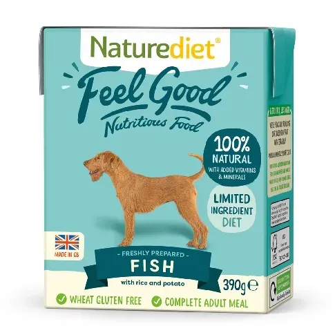Bilde av best pris Naturediet Feel Good Fisk (390 g) Hund - Hundemat - Våtfôr