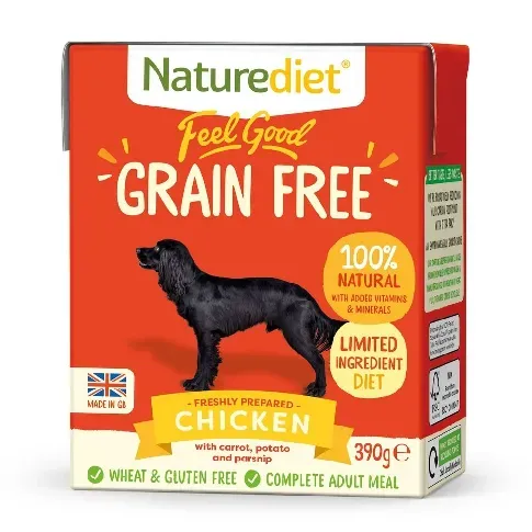 Bilde av best pris Naturediet Grain Free Kylling (390 g) Hund - Hundemat - Våtfôr