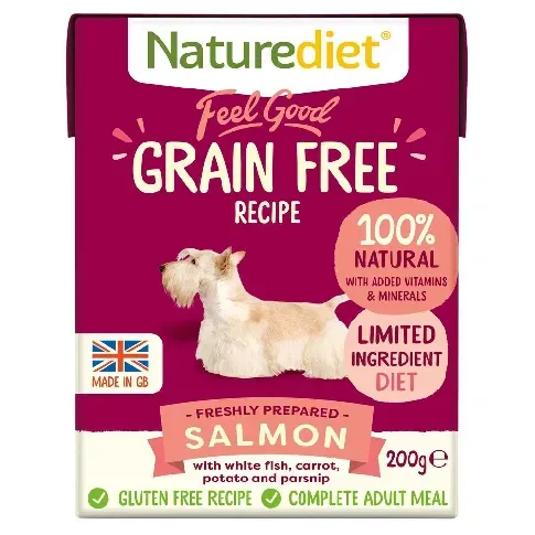 Bilde av best pris Naturediet Grain Free Laks (390 g) Hund - Hundemat - Våtfôr