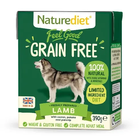Bilde av best pris Naturediet Grain Free Lam (390 g) Hund - Hundemat - Våtfôr