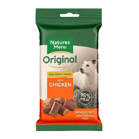 Bilde av best pris NaturesMenu Dog Real Meaty Treats Chicken 60 g Hund - Hundegodteri - Godbiter til hund