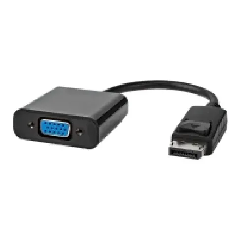 Bilde av best pris Nedis - Video adapter - HD-15 (VGA) (hunn) til DisplayPort (hann) - DisplayPort 1.2 - 20 cm - rund, 1080p-støtte - svart PC tilbehør - Kabler og adaptere - Adaptere