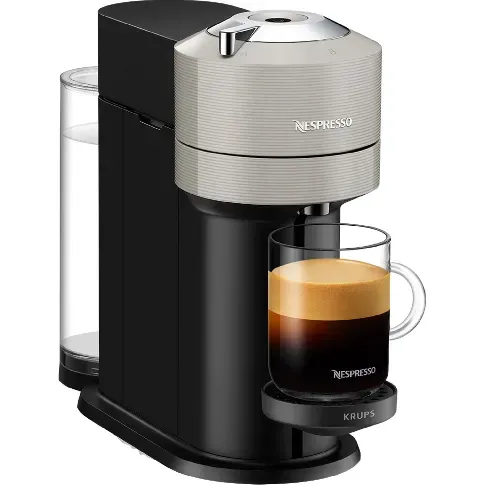 Bilde av best pris Nespresso Vertuo Next kaffemaskin, 1,1 liter, lys grå Kapselmaskin