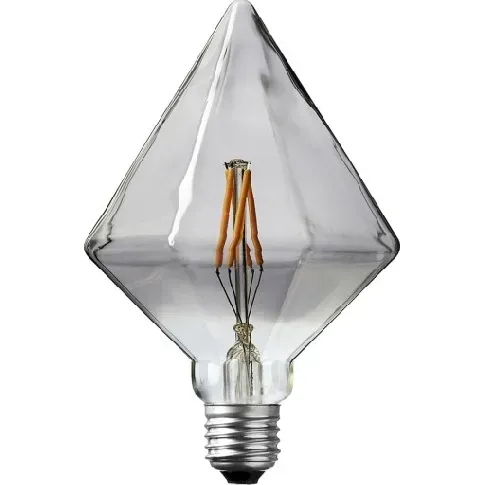 Bilde av best pris Nielsen Diamant LED 3W/822 (25W) E27, dimbar, røykfarvet Lamper &amp; el > Lyskilder