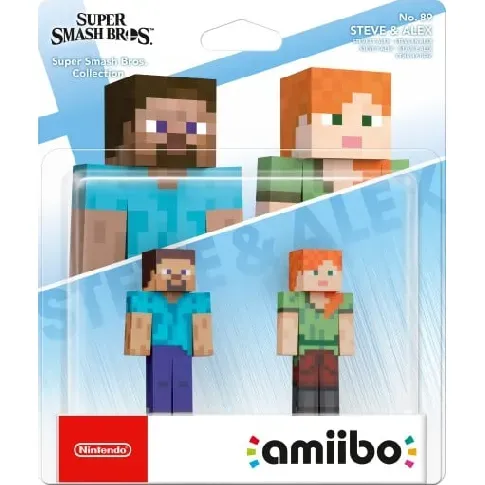 Bilde av best pris Nintendo Amiibo Steve&Alex (Smash Bros Collection) - Videospill og konsoller