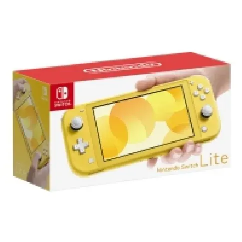 Bilde av best pris Nintendo Switch Lite - Håndholdt spillkonsoll - gul Gaming - Spillkonsoller - Nintendo Switch