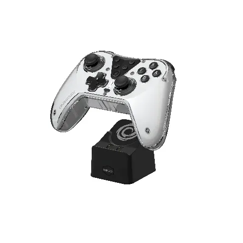 Bilde av best pris Nintendo Switch Oniverse Astralite Controller Wireless Smoked White inkl. Charging Station - Videospill og konsoller