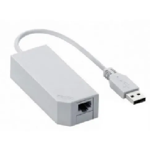 Bilde av best pris Nintendo Wii U Lan Adapter, Hvit, Wii U, Koblet med ledninger (ikke trådløs), 1 stykker Gaming - Spillkonsoll tilbehør - Diverse
