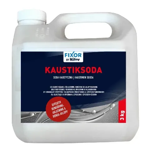 Bilde av best pris Nitor Kaustisk Soda 3kg - for Innendørsbruk Avløpsåpner