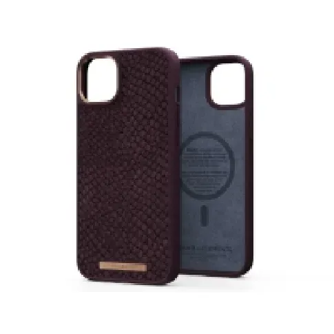 Bilde av best pris Njord byELEMENTS Salmon Leather Magsafe, Etui, Apple, iPhone 14 Pro, 15,5 cm (6.1), Rød Tele & GPS - Mobilt tilbehør - Deksler og vesker