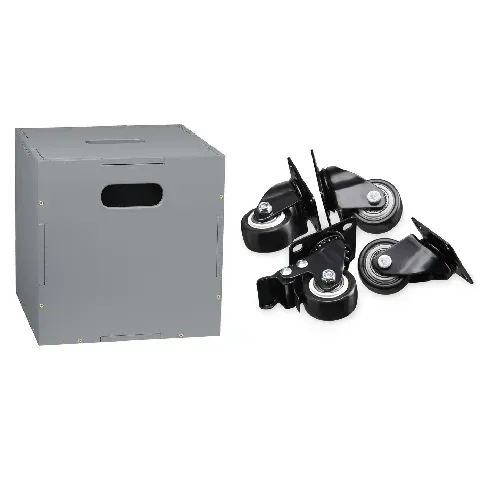 Bilde av best pris Nofred - Cube Storage Grey + Nofred - Wheels For The Cube - Baby og barn