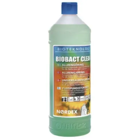 Bilde av best pris Nordex Nordex allrengjøring Biobact Clean, 1 L Andre rengjøringsprodukter,Rengjøringsmiddel,Rengjøringsmiddel