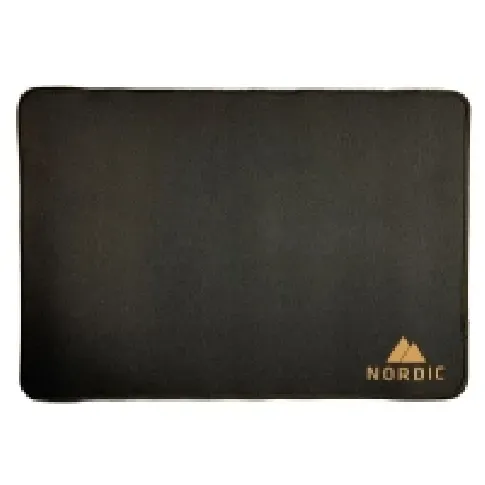 Bilde av best pris Nordic Office Mousepad, Sort, Monokromatisk, Stoff, Antiskliunderlag PC tilbehør - Mus og tastatur - Musematter