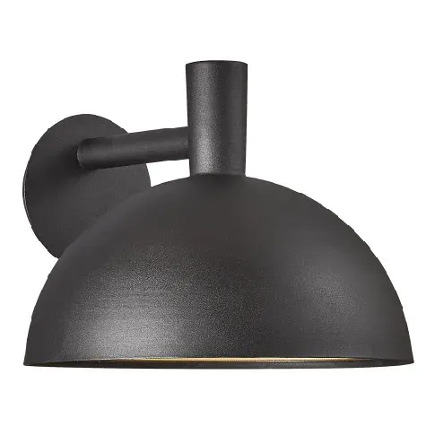 Bilde av best pris Nordlux Arki utendørs vegglampe, sort,Ø35 cm Vegglampe
