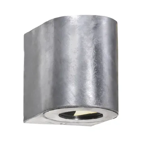 Bilde av best pris Nordlux Canto 2 utendørs vegglampe, galvanisert stål Vegglampe