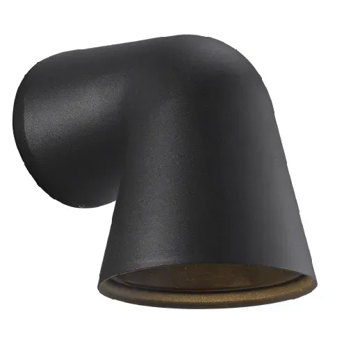 Bilde av best pris Nordlux Front Single utendørs vegglampe, sort Vegglampe