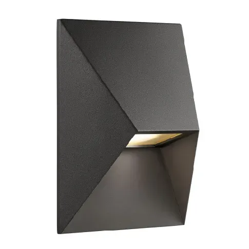 Bilde av best pris Nordlux Pontio utendørs vegglampe, svart, 15 cm Vegglampe