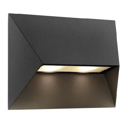 Bilde av best pris Nordlux Pontio utendørs vegglampe, svart, 27 cm Vegglampe