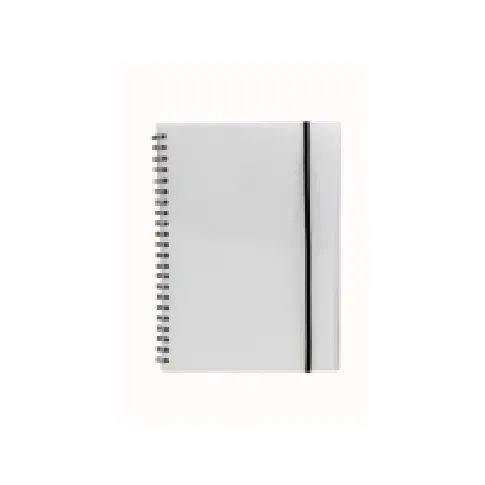 Bilde av best pris Notesbog A4 plast med spiralryg transparent Papir & Emballasje - Blokker & Post-It - Blokker