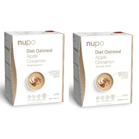 Bilde av best pris Nupo - 2 x Diet Oatmeal Apple Cinnamon 12 Portioner - Helse og personlig pleie