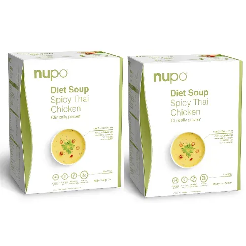Bilde av best pris Nupo - 2 x Diet Soup Spicy Thai Chicken 12 Portioner - Helse og personlig pleie