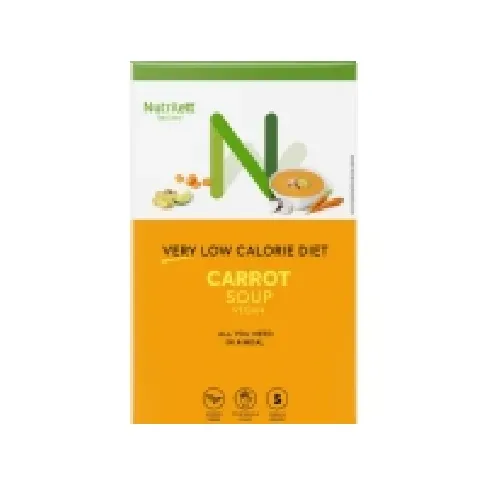 Bilde av best pris Nutrilett VLCD Vegan Carrot Soup meal replacement soup, 35 g, 5-pack Sport & Trening - Tilbehør