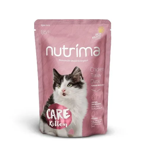 Bilde av best pris Nutrima Care Kitten Kylling, Kalkun & And Katt - Kattemat - Våtfôr