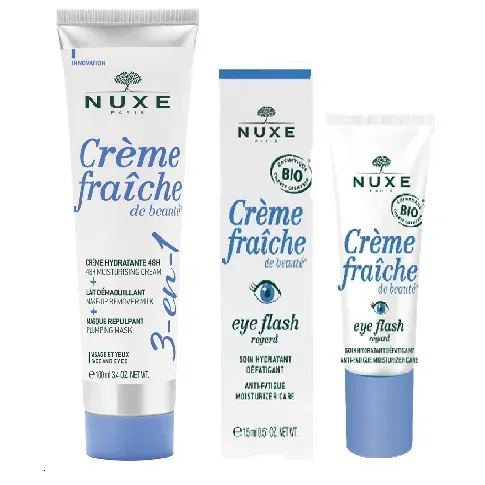 Bilde av best pris Nuxe - Crème Fraîche de Beauté 3-in-1 Magic Cream - 100 ml + Nuxe - Creme Fraiche Eye Creme 15 ml - Skjønnhet