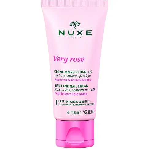 Bilde av best pris Nuxe - Very Rose Hand And Nail Cream 50 ml - Skjønnhet