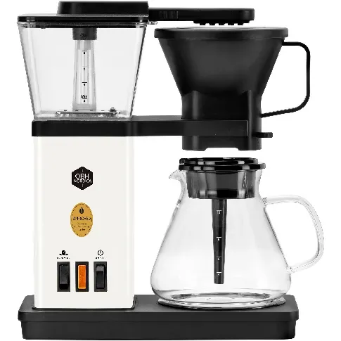 Bilde av best pris OBH Nordica Blooming Coffee Maker 1.25 liter, white Kaffebrygger