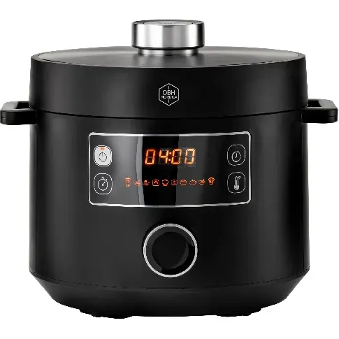 Bilde av best pris OBH Nordica Turbo Cuisine multikoker 4.8 liter, svart Multicooker