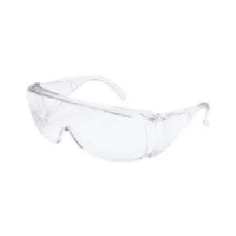 Bilde av best pris OS Sikkerhedsbrille klar - Besøgsbrille Klart stel/linse, kan bæres på alm. briller Klær og beskyttelse - Sikkerhetsutsyr - Vernebriller