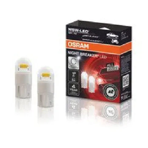 Bilde av best pris OSRAM 2825DWNB-2HFB LED-pærer Night Breaker® LED W5W 1 W 12 V Bilpleie & Bilutstyr - Belysning