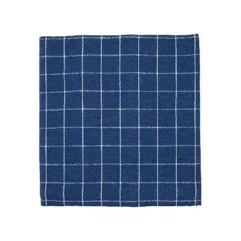 Bilde av best pris OYOY Living - Grid Tablecloth - Darkblue/White - 260x140 cm (L300765) - Hjemme og kjøkken