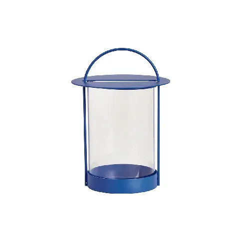 Bilde av best pris OYOY Living - Maki Lantern S - Optic Blue (L300495) - Hage, altan og utendørs