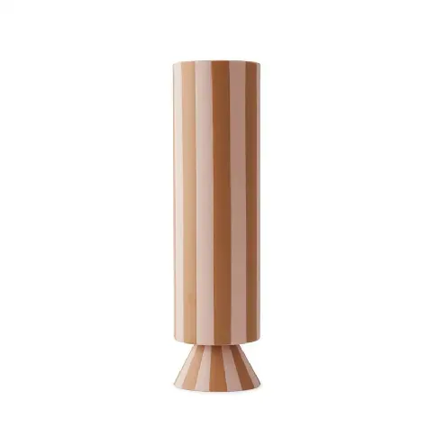 Bilde av best pris OYOY Living - Toppu Vase High - Caramel (1101043) - Hjemme og kjøkken