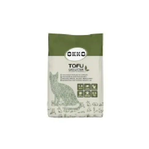 Bilde av best pris Okko Cat Litter Tofu Green Tea Scent 2.5Kg Hagen - Terrasse - Terrassemøbler