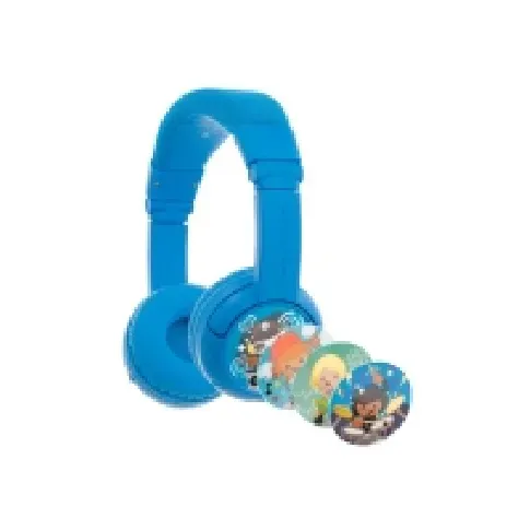 Bilde av best pris Onanoff BuddyPhones PLAY+ - Hodetelefoner med mikrofon - on-ear - Bluetooth - trådløs, kablet - kjølig blå TV, Lyd & Bilde - Hodetelefoner & Mikrofoner